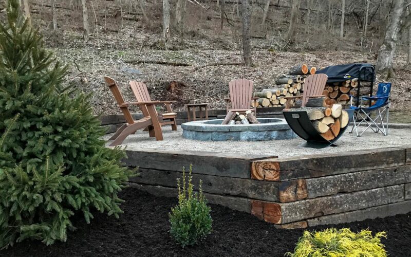 Vacation Cabin Rental - Firepit