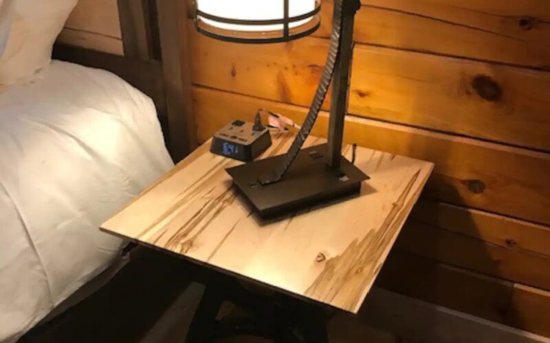 Hand-crafted Nightstands in the Loft Suite