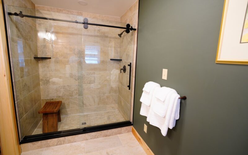 Shower in Private Bathroom in Master Suite